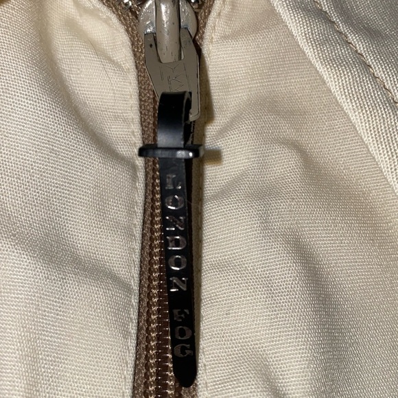 LONDON FOG weatherproof vintage zip up long sleeve stylish beige jacket size 40 - Picture 4 of 14
